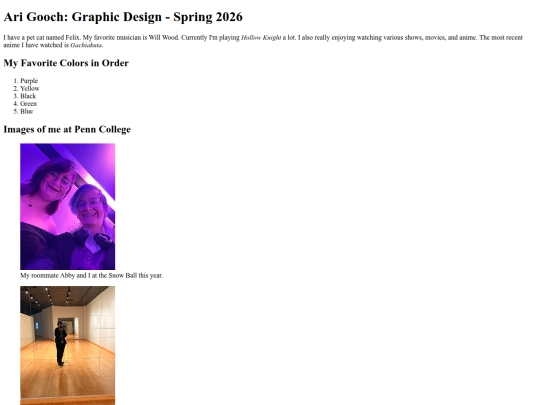 assignment1 screenshot