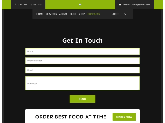 contact screenshot