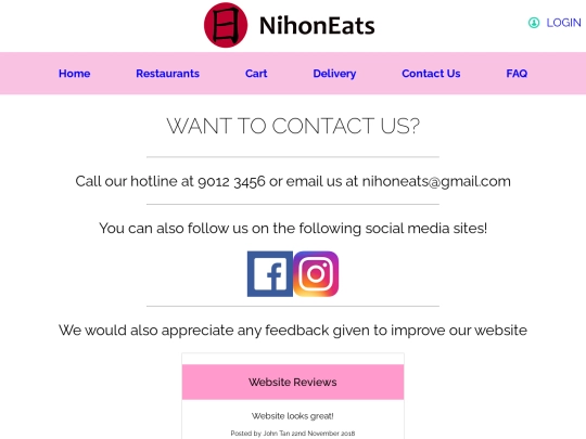 Contact screenshot