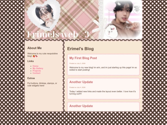blog screenshot