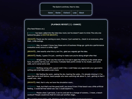 logs/chance-revisit screenshot