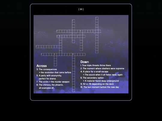 logs/cross-word screenshot