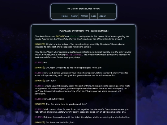 logs/elise-interview screenshot