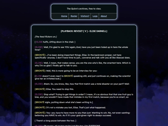 logs/elise-revisit screenshot