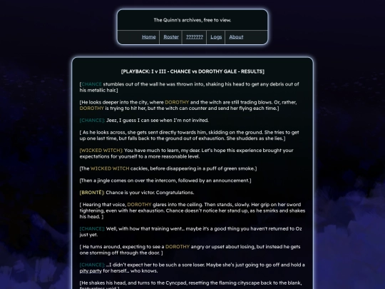 logs/match-3-results screenshot