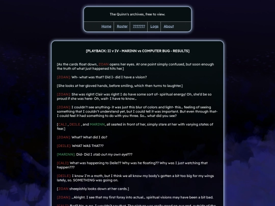 logs/match-4-results screenshot