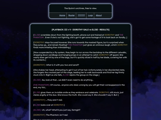 logs/match-5-results screenshot