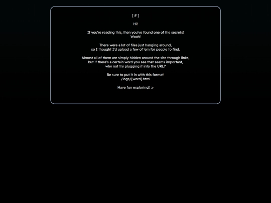 logs/secret screenshot