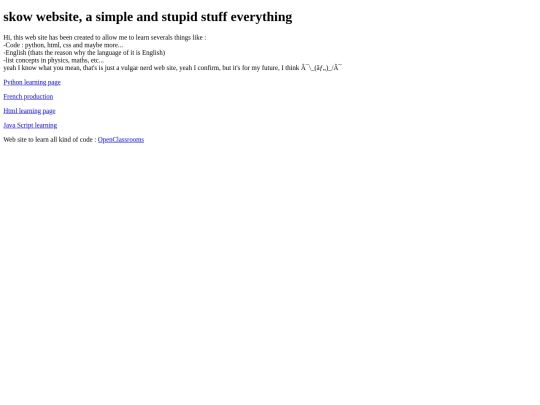 index screenshot