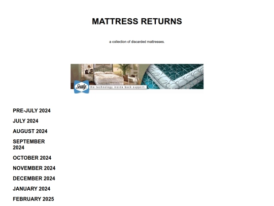 mattresses screenshot