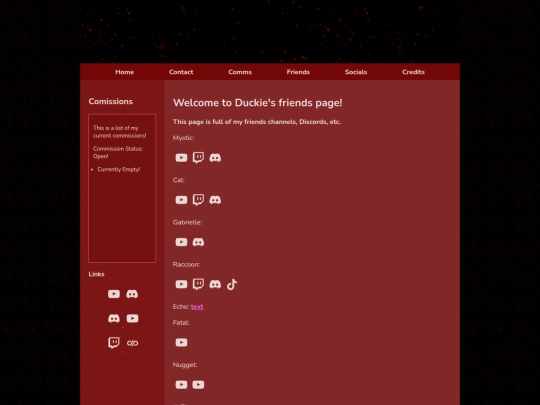 testing screenshot