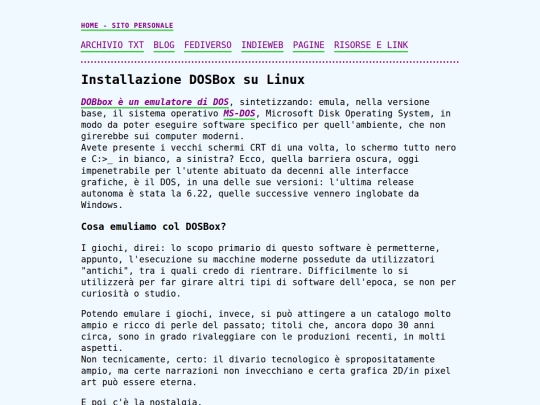 blog/installazione-dosbox-linux screenshot