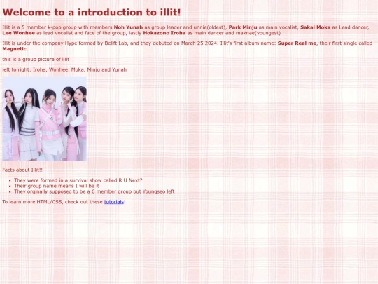 index screenshot