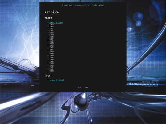 archive screenshot