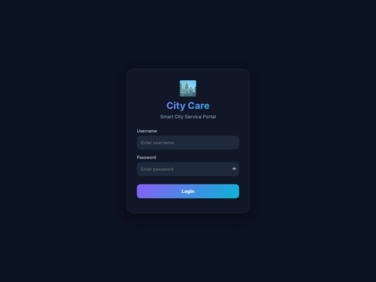 project/login screenshot