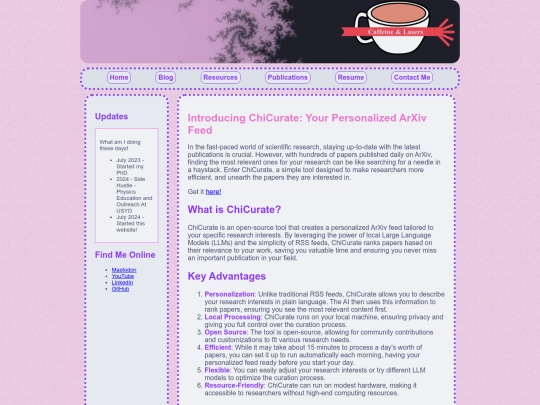 ChiCurate screenshot