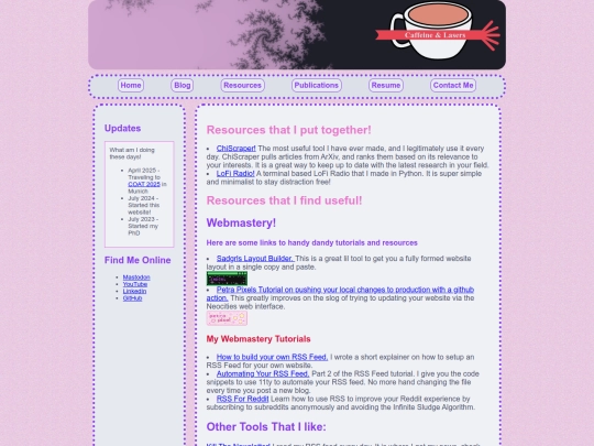 Resources screenshot