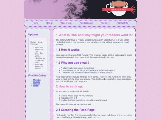 rss screenshot