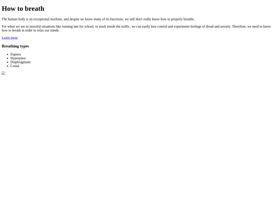 index screenshot