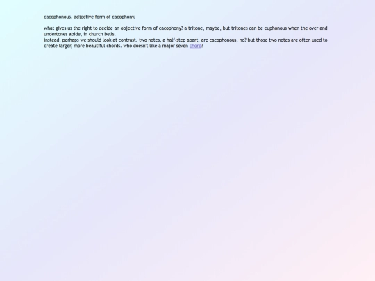 flowerescence/cacophonous screenshot