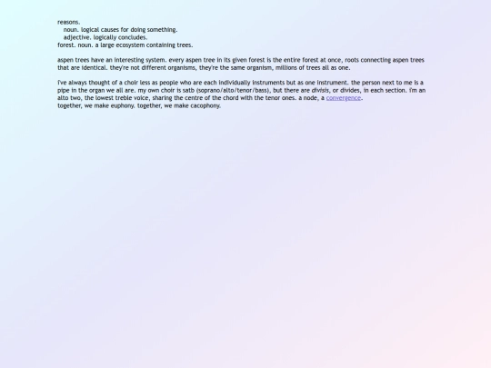 flowerescence/reasons screenshot