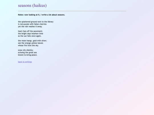 writings/poetry/seasonshaikus screenshot