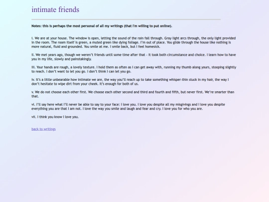 writings/prose/intimatefriends screenshot