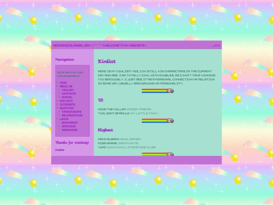 me/kinlist screenshot