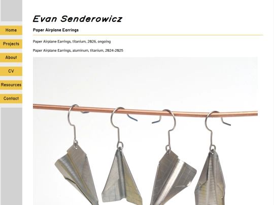 paperairplaneearrings screenshot