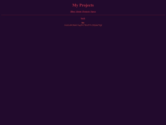 projects screenshot