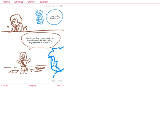 comics/minecraft screenshot