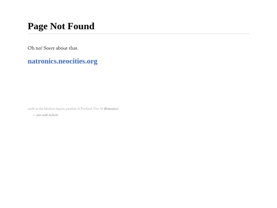 not_found screenshot