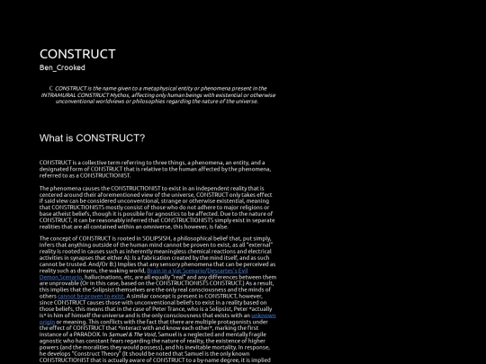 CONSTRUCT screenshot