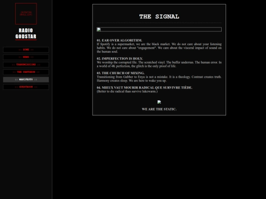 manifesto screenshot