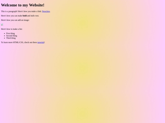 example screenshot