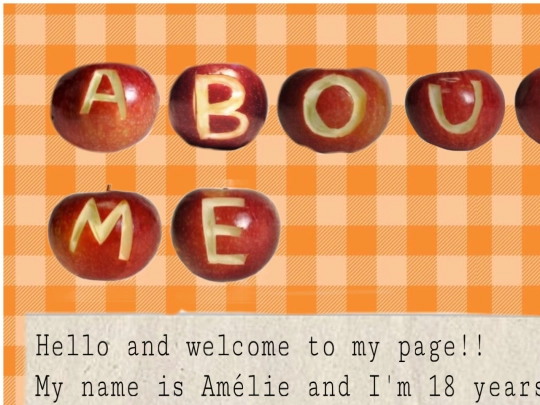 about-me screenshot