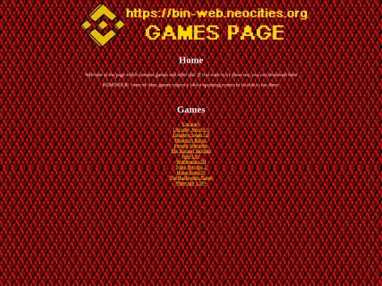games/home screenshot