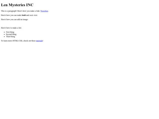 index screenshot