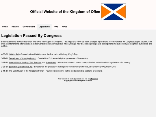 oflen/legislation screenshot