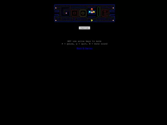 pac-man screenshot