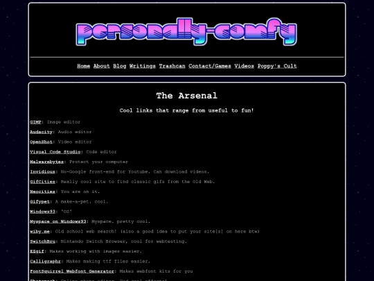 trashcan/cool-links screenshot