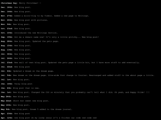 updates screenshot