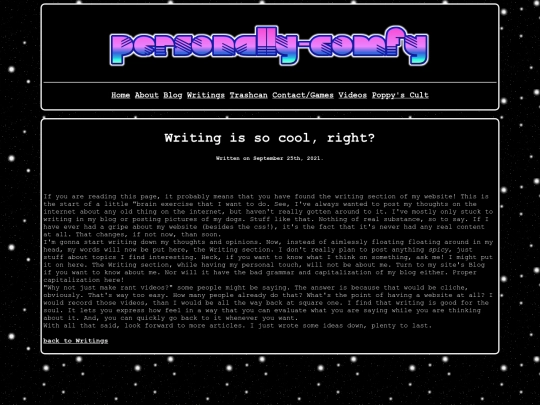 writings/writing screenshot