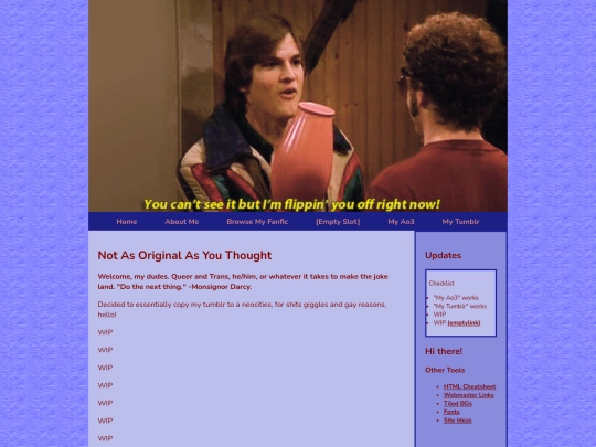 index screenshot