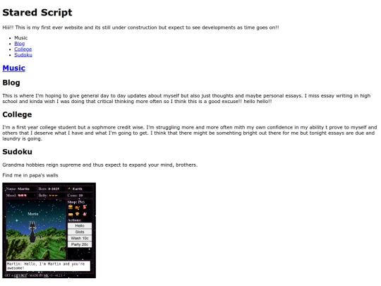 NeoCities Websites screenshot
