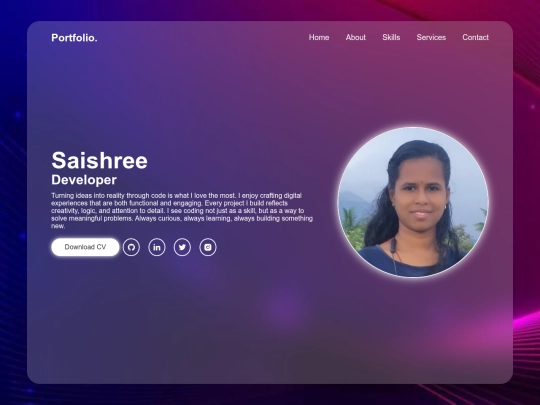 Portfolio screenshot
