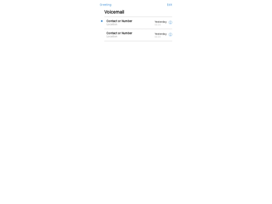 templates/voicemail screenshot