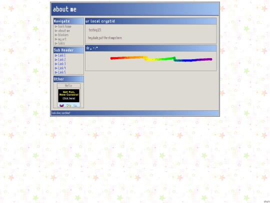 aboutme screenshot
