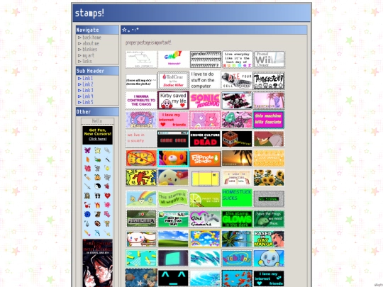 stamps screenshot
