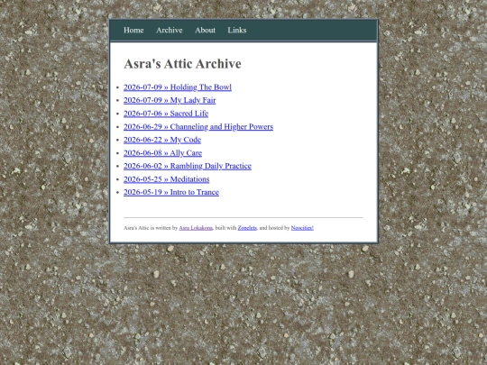 archive screenshot
